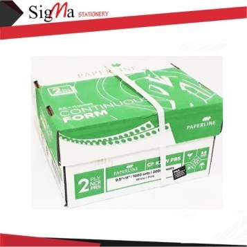 Continous Form 9 1/2 x 11 2 Ply PAPERLINE bagi 2 - Dus
