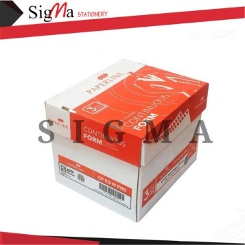 Continous Form 9 1/2 x 11 3 Ply PAPERLINE bagi 2 - Dus